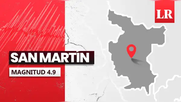 Temblor de magnitud 4.9 se sintió en San Martín hoy, según IGP