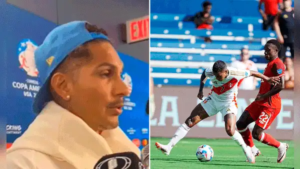 Paolo Guerrero elogió el desempeño de Andy Polo en su duelo personal ante Alphonso Davies