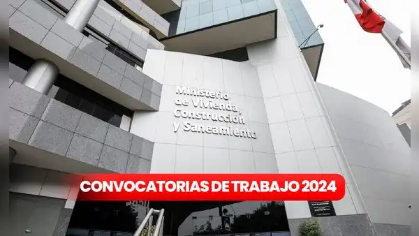 Ministerio de Vivienda anuncia 31 nuevos empleos con sueldos de hasta S/14.000: ¿cuándo y cómo postular?
