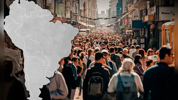 El PAÍS MÁS POBLADO de Sudamérica después de Brasil que casi triplica los habitantes de Ecuador