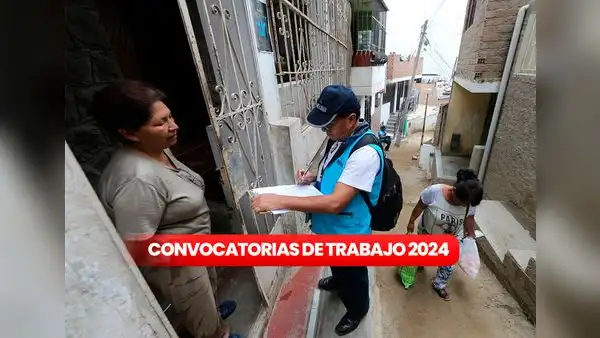 ¿Quieres ser encuestador o supervisor? Así debes postular a los empleos que INEI con sueldos de hasta S/2,200