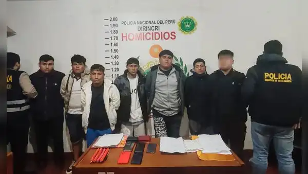 Trujillo: capturan a ‘Los Compadres Security’ con dinamita y cartas extorsivas