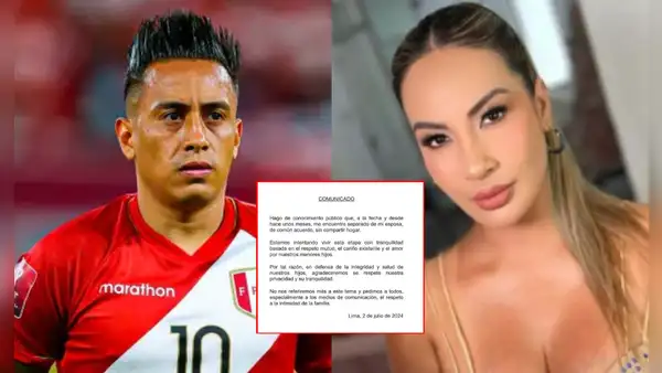 Christian Cueva AFIRMA estar separado de Pamela López por mutuo acuerdo tras asistir a fiesta de Pamela Franco