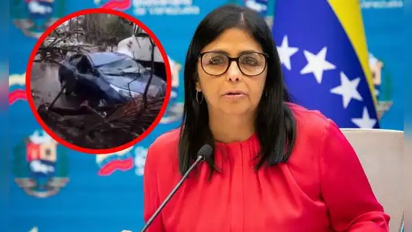 Delcy Rodríguez resultó herida tras caerle un árbol:  ¿cuál es el estado actual de la vicepresidenta de Venezuela?