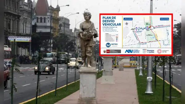 Plan de desvío en el Centro de Lima para construcción de la Línea 2 del Metro