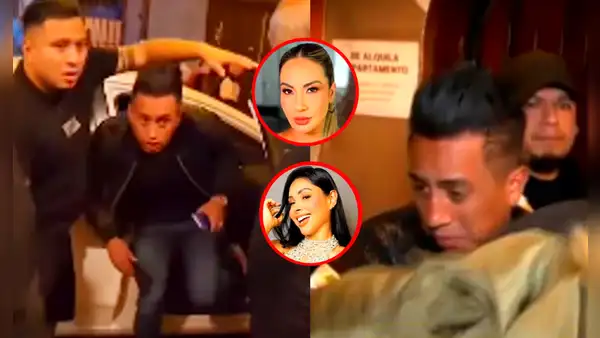 Christian Cueva reaparece en accidentada salida de cevichería tras polémica con Pamela López y Pamela Franco