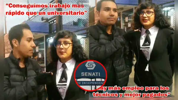 Estudiante de Senati genera debate al afirmar que ellos encuentran trabajo más rápido y mejor pagado que los universitarios