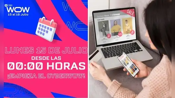Promociones del Cyber Wow: más del 50% de descuento para comprar ropa, zapatos, electrodomésticos y más