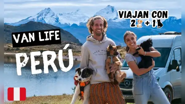 Familia petlover: europeos rescatan perro callejero en Perú y viajan por todo Sudamérica