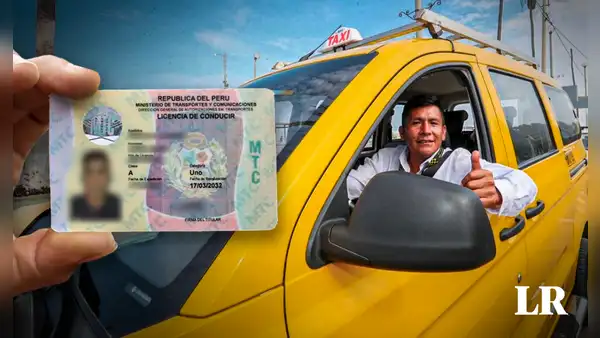 ¿Puedo hacer taxi si tengo licencia de conducir A1? Esto indica el MTC