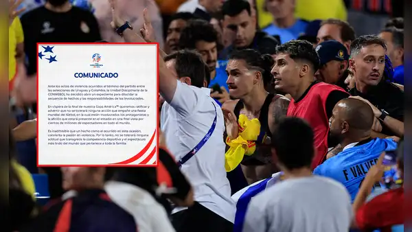 Conmebol anuncia fuerte medida en Copa América por pelea entre hinchas y jugadores tras el Uruguay vs. Colombia