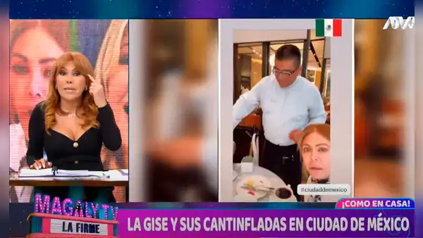 Magaly Medina lanza duras críticas contra Gisela Valcárcel por peculiares comentarios a un mesero en Ciudad de México