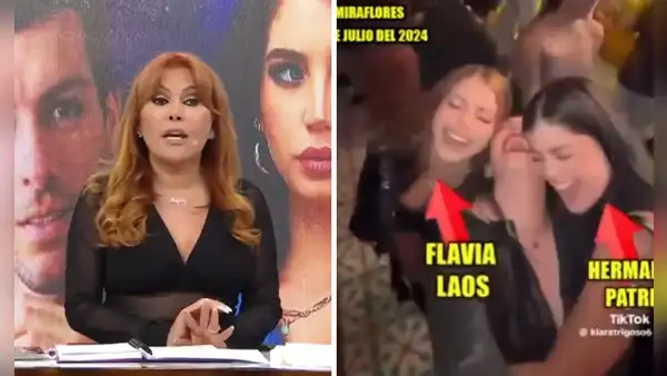 Hermanas de Patricio Parodi coincidieron con Flavia Laos y Magaly Medina señala: “No ocultan su felicidad”