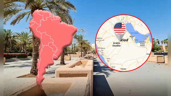 El terreno de un país de Sudamérica en Arabia Saudita que Estados Unidos usa como estacionamiento hace 15 años