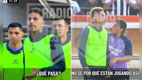 Filtran la tensa discusión entre Paolo Guerrero y 'Chicho' Salas durante el partido ante Alianza Lima