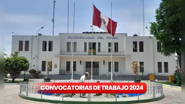 ¿Terminaste la secundaria? Municipalidad del Rímac abre convocatoria con sueldos de hasta S/4.000