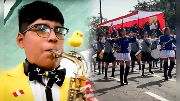 Desfile Cívico Escolar en Ate por Fiestas Patrias: colegio Edelmira del Pando se proclamó ganador