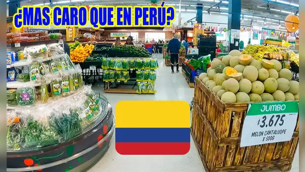 Peruano visita supermercado en Colombia y compara precios de alimentos: "Definitivamente, Perú es más barato"
