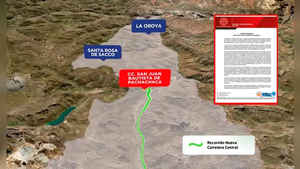 Colegio de Ingenieros del Perú insta a realizar Nueva Carretera Central del MTC bajo estándares técnicos y ambientales