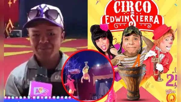 'Pulgarcito', acróbata que se cayó en circo de Edwin Sierra, ROMPE su silencio sobre su accidente: "La libré"