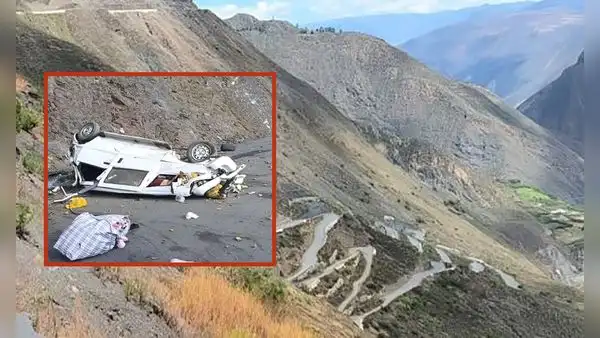 Trágico accidente en Áncash: 5 miembros de una familia mueren al caer auto a abismo tras salir de paseo