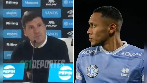 DT de Belgrano reveló por qué cambió a Bryan Reyna, sustitución que generó la molestia del peruano