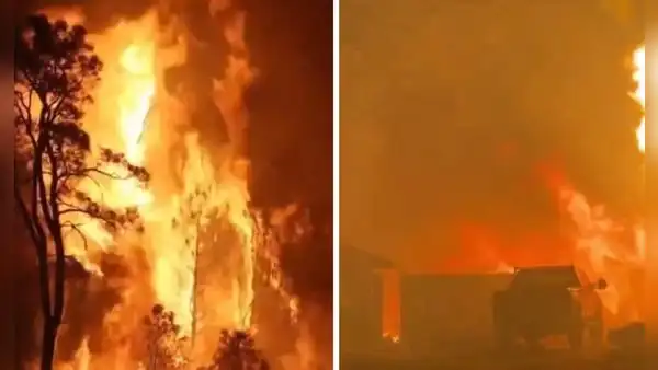 Evacúan a miles de personas en California por incendio forestal descontrolado: 1500 bomberos luchan contra el fuego
