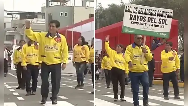 Heladeros de D’Onofrio marcharon en desfile y usuarios dicen: “Llegan donde el Gobierno nunca llegó”