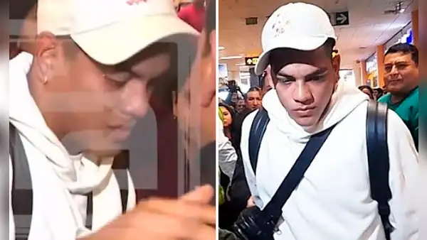 Joao Grimaldo dejó el Perú rumbo a Serbia: así fue su emotiva partida entre lágrimas