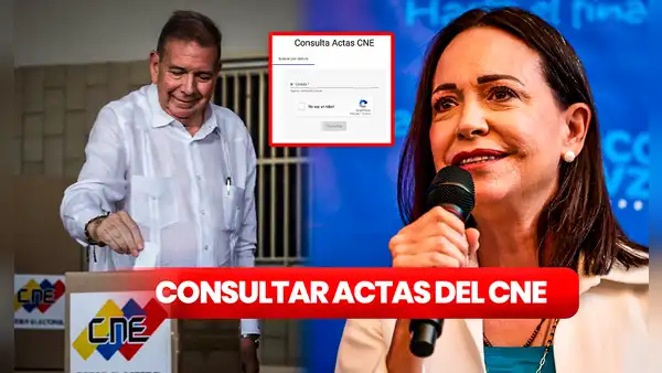 ¿Cómo consultar las actas del CNE? LINK para verificar los votos con número de cédula, según María Corina Machado