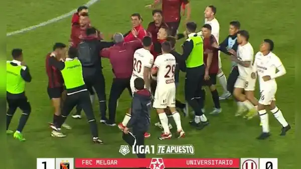 Revelan que Universitario sufrió 4 expulsiones tras la batalla campal con jugadores de Melgar