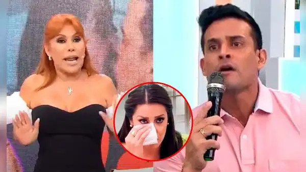 Magaly Medina CONFRONTA a Christian Domínguez por beso a Karla Tarazona: “Solo juega con sus sentimientos”
