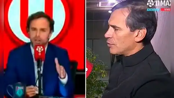 Fabián Bustos tuvo tensa discusión con periodistas de L1 Max tras derrota de Universitario: "No hay objetividad"