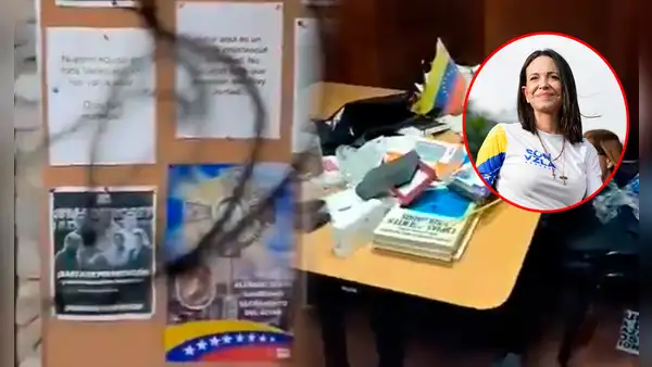 Seis encapuchados asaltaron oficina de María Corina Machado en Caracas