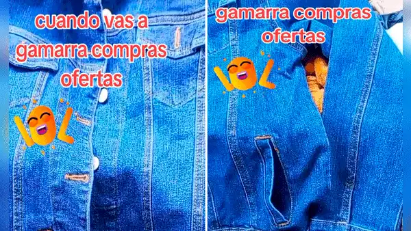 Extranjera compra casaca en oferta en Gamarra, pero detalle en confección desata risas: “Lo barato sale caro”