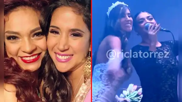 Melissa Paredes y Cielo Torres reviven a sus personajes de novela 'Ojitos hechiceros' en boda con Anthony Aranda
