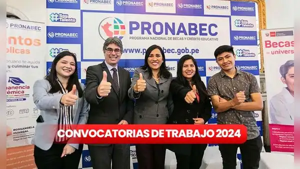 Pronabec lanza convocatoria de trabajo con sueldos hasta S/8.000 en Lima: conoce cómo postular