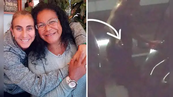 Se filtra video de Natalia Málaga rayando un auto: sería del hijo de Eva Ayllón