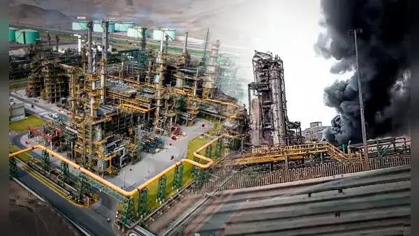 Alarma en Ventanilla: fuerte incendio consume parte de la refinería La Pampilla y deja 2 heridos graves