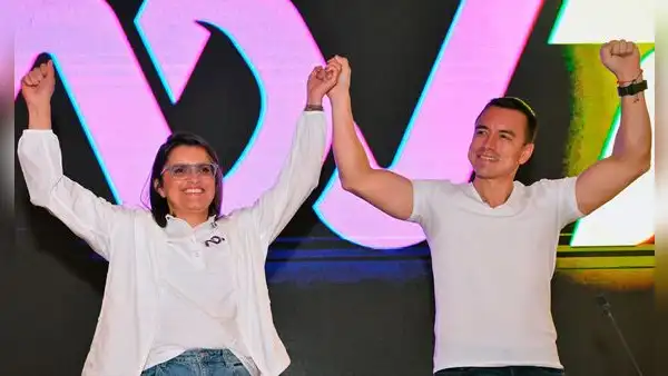 Daniel Noboa buscará su reelección en 2025 y anunció quién será su binomio para las presidenciales en Ecuador
