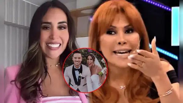 Melissa Paredes difunde foto INÉDITA de Magaly Medina en su boda: "Así se atreve a rajar de mi vestido"