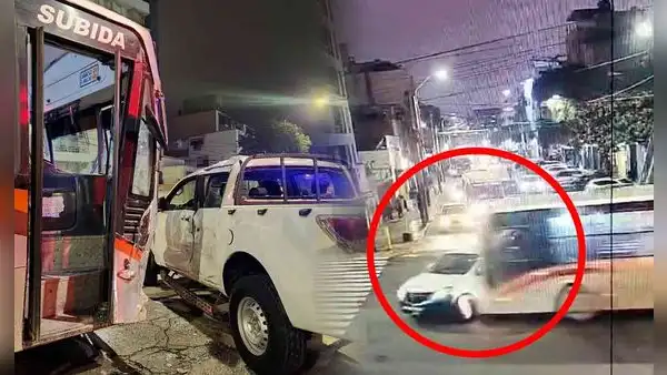 Magdalena: choque de bus y camioneta deja 7 heridos en av. Brasil