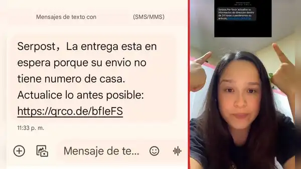¿Recibiste este SMS de Serpost? No lo abras, es una estafa que busca vaciar tu cuenta bancaria