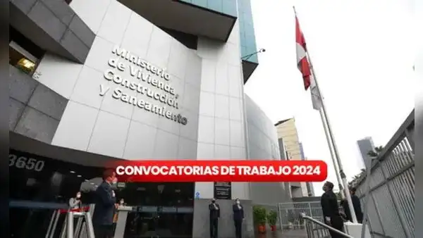 ¿Eres técnico o universitario? Ministerio de Vivienda ofrece empleos con sueldos de hasta S/13.000