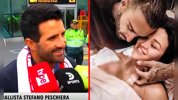 Stefano Peschiera vuelve a Perú y revela su tierno gesto con su exnovia Angie Arizaga por nacimiento de su bebé