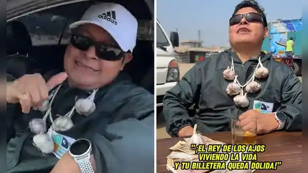 Peruano se convierte en el ‘rey de los ajos’ y usuarios bromean: "Está por comprarse un terreno en Dubai"