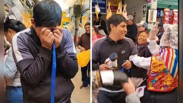 Comerciante emociona al recibir serenata tunantera de su hermana: "Un fuerte abrazo a la distancia"