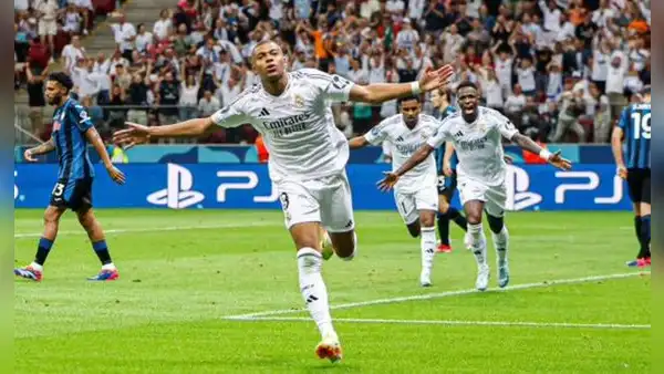 ¡Kylian Mbappé se estrenó con el Real Madrid con un golazo! Así fue el 2-0 ante Atalanta por la Supercopa de Europa 2024
