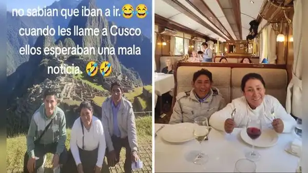 Peruano conmueve al pagar viaje de sus padres a Machu Picchu en el lujoso tren Hiram Bingham: “1.030 dólares”
