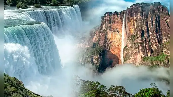 El salto de agua más alto del mundo está en Sudamérica: supera 15 veces a las cataratas del Niágara